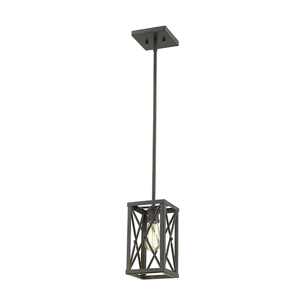 Brooklyn 1-Light Pendant, Oil Rubbed Bronze