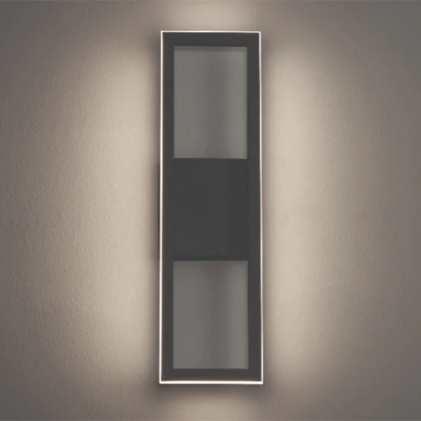 Cole 18 in LED Wall Sconce, Black - Image 2