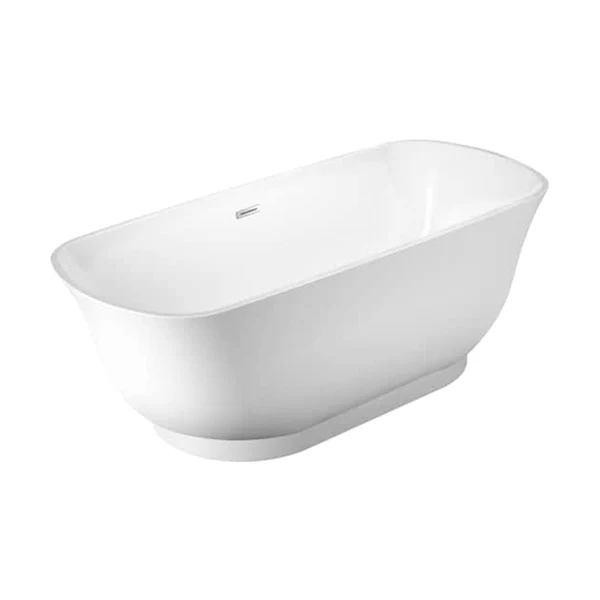 Celeste 66-3/4 in x 29 in Oval Center Drain Bathtub - Image 3