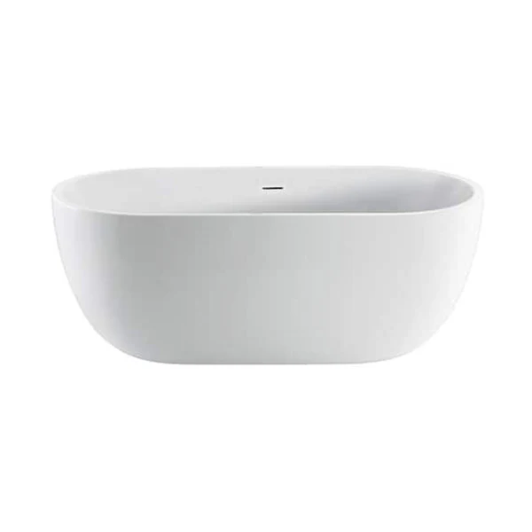 Celeste 66-3/4 in x 29 in Oval Center Drain Bathtub - Image 6