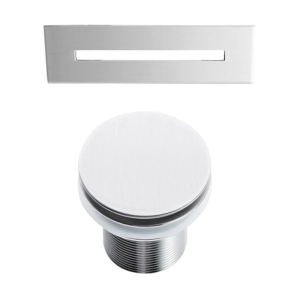 Nairobi 67 in x 31-3/4 in Oval Center Drain Bathtub - Image 4