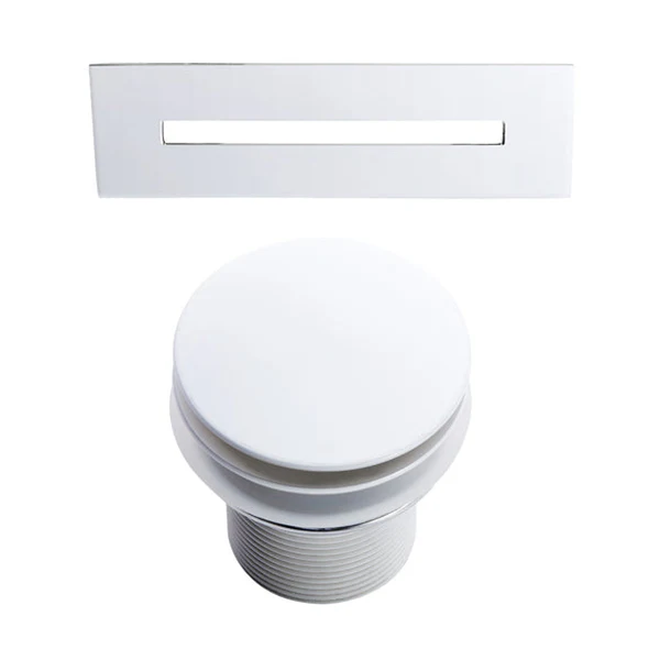 Pan 55-1/2 in x 29 in Oval Center Drain Bathtub - Image 3