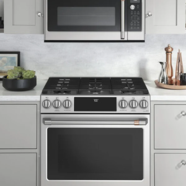 30 in Smart Slide-In Front-Control Gas Range with Convection Oven - Image 5