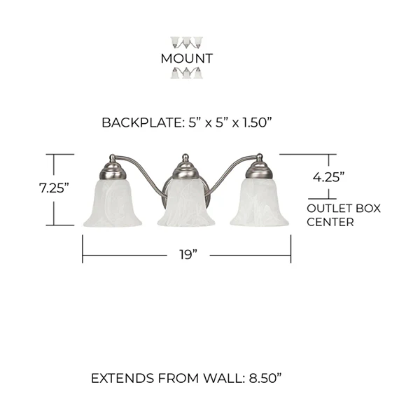 Arthur 2-Light 14 in Bathroom Vanity Light, Burnished Bronze - Image 2