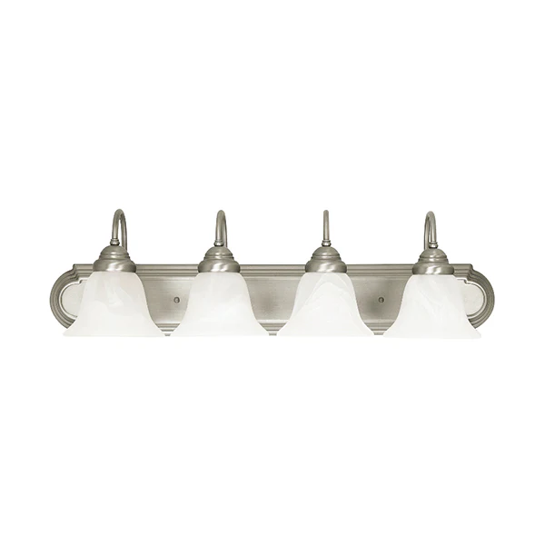 Arthur 4-Light 30 in Bathroom Vanity Light, Matte Nickel