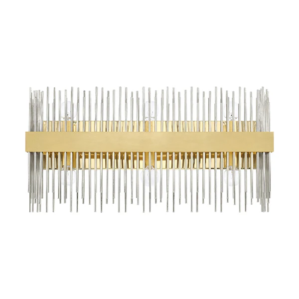Lena 6-Light Bathroom Vanity Light, Fire And Ice