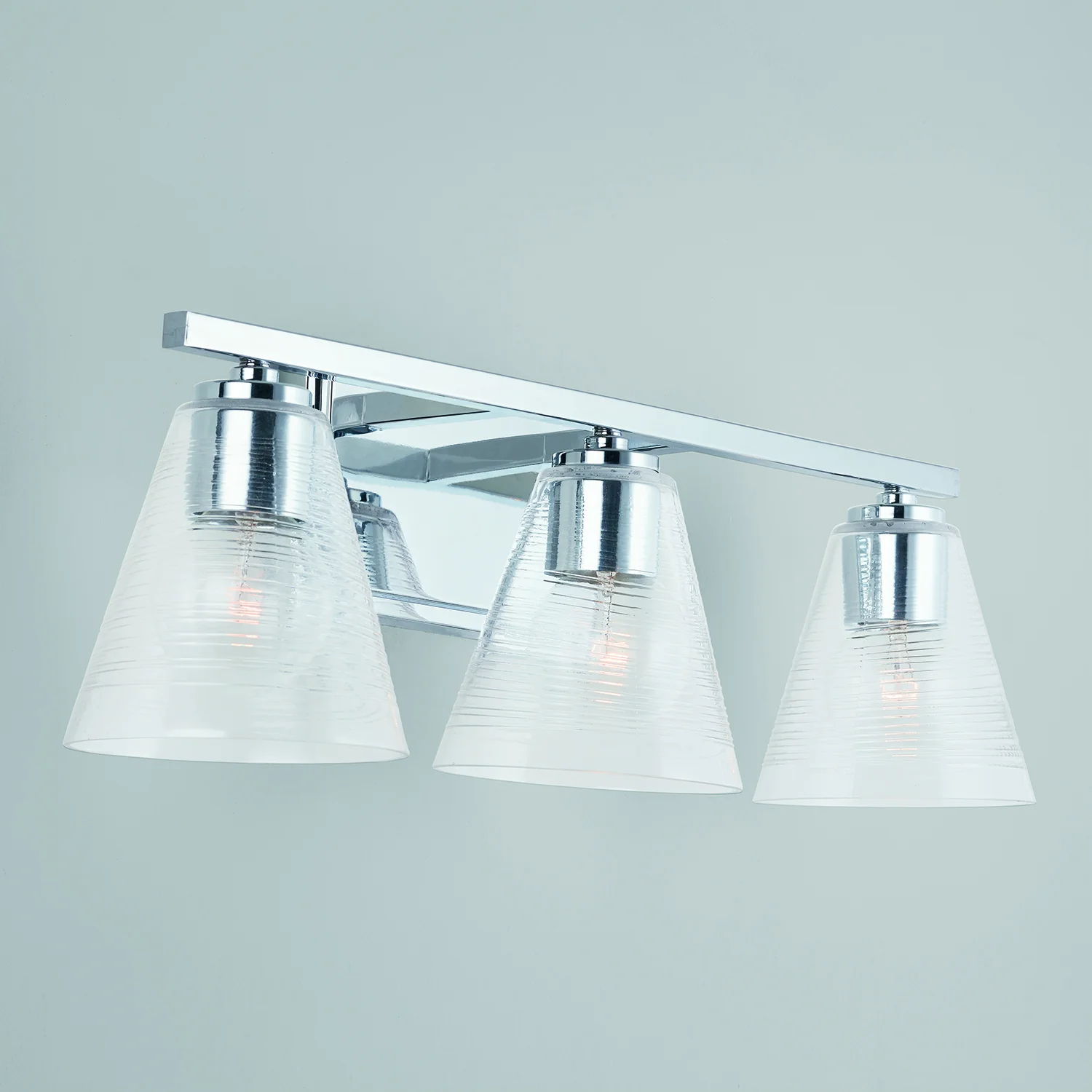 Layla 3-Light 24 in Bathroom Vanity Light, Chrome - Image 4