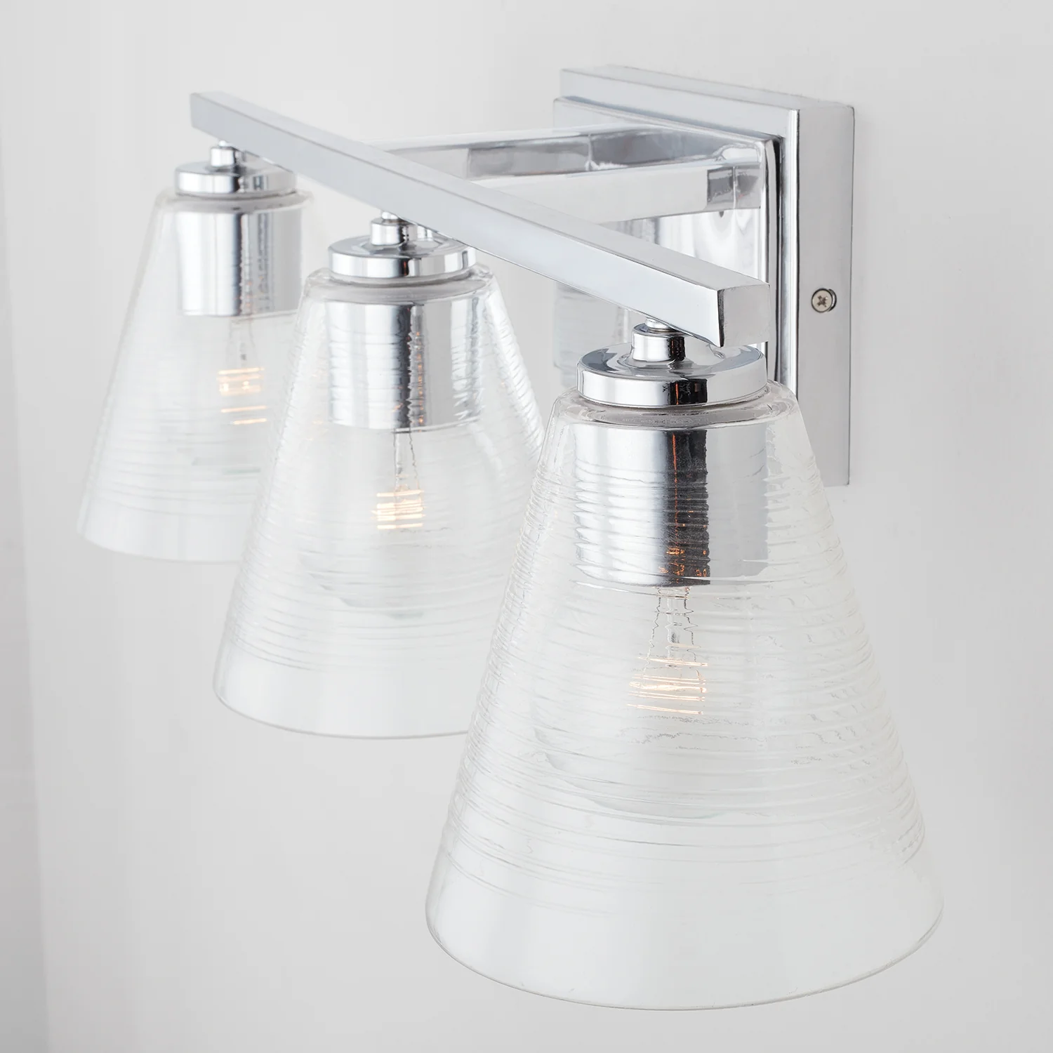 Layla 3-Light 24 in Bathroom Vanity Light, Chrome - Image 5