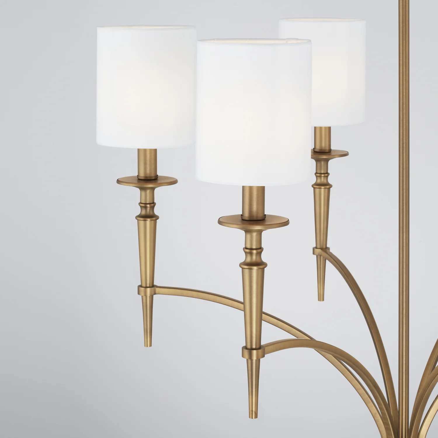 Abbie 6-Light Chandelier, Aged Brass - Image 5