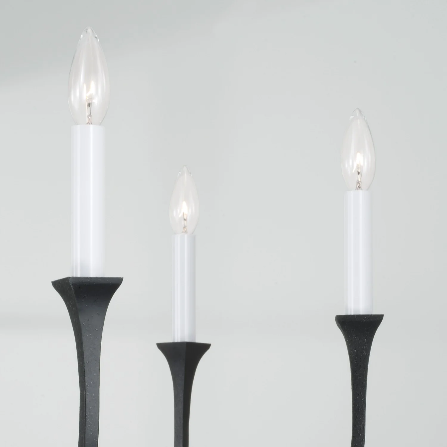 Decklan 6-Light Medium Chandelier, Black Iron - Image 4