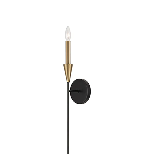 Avant 1-Light Wall Sconce, Aged Brass