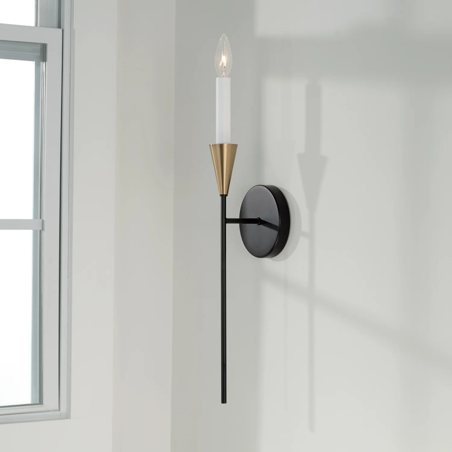 Avant 1-Light Wall Sconce, Aged Brass - Image 3