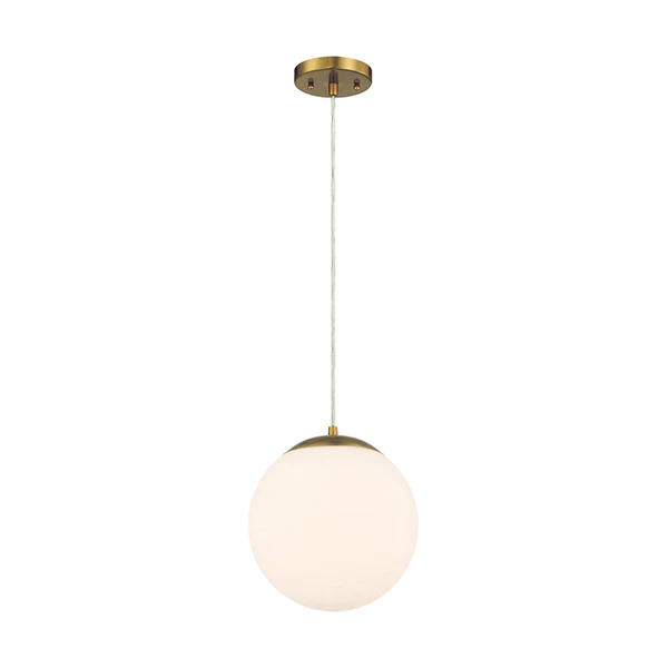 Gaze 1-Light Pendant, Satin Brass