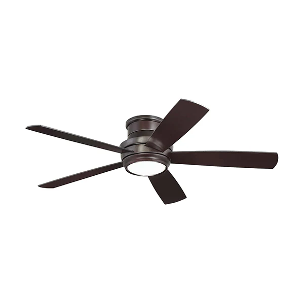 Tempo Hugger 52 in 5 Blades Reversible Ceiling Fan with LED Light and Remote - Image 3