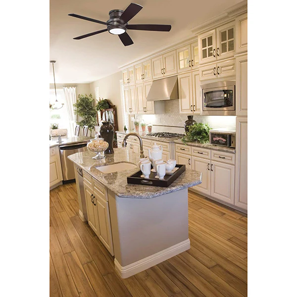 Tempo Hugger 52 in 5 Blades Reversible Ceiling Fan with LED Light and Remote - Image 6