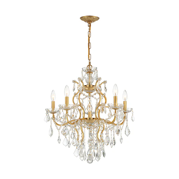 Filmore 23 in Chandelier, Antique Gold