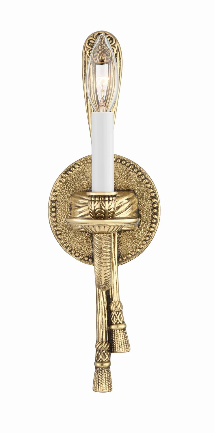 Lexsi 1-Light Wall Sconce, Olde Brass - Image 4