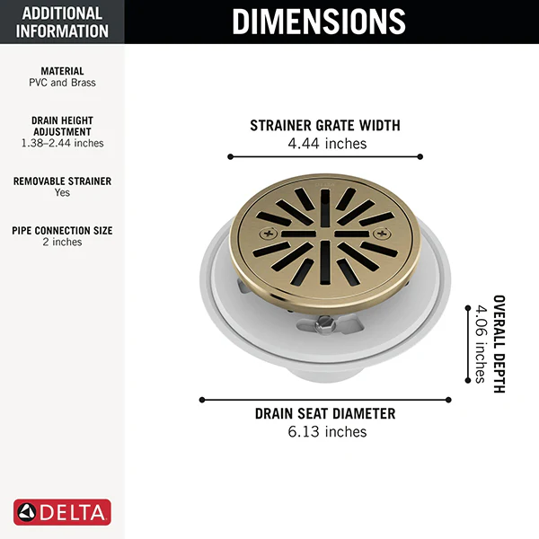 Decorative 4 in Round Tile-In Shower Drain - Image 5