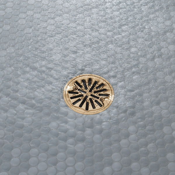 Decorative 4 in Round Tile-In Shower Drain - Image 7