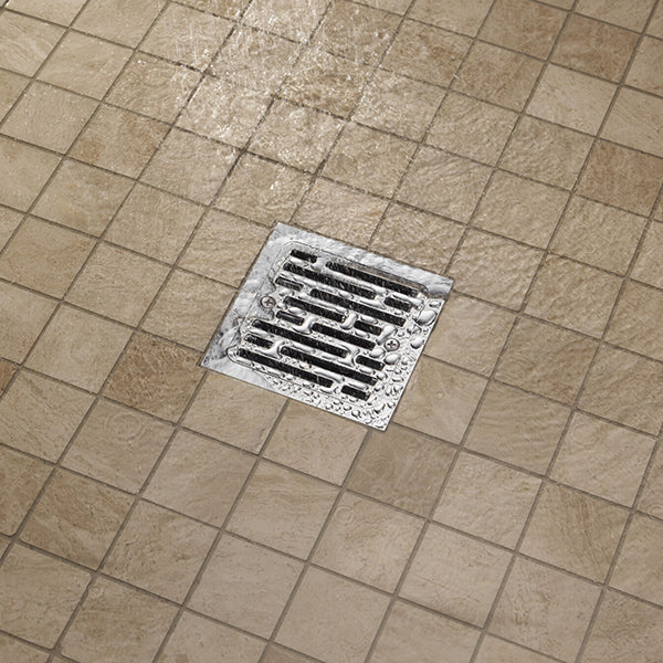 Decorative 4 in Square Tile-In Shower Drain - Image 13