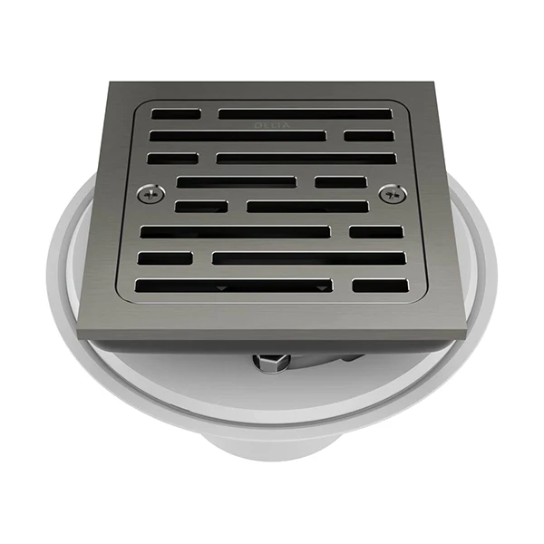 Decorative 4 in Square Tile-In Shower Drain - Image 3