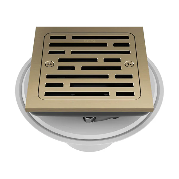 Decorative 4 in Square Tile-In Shower Drain - Image 6