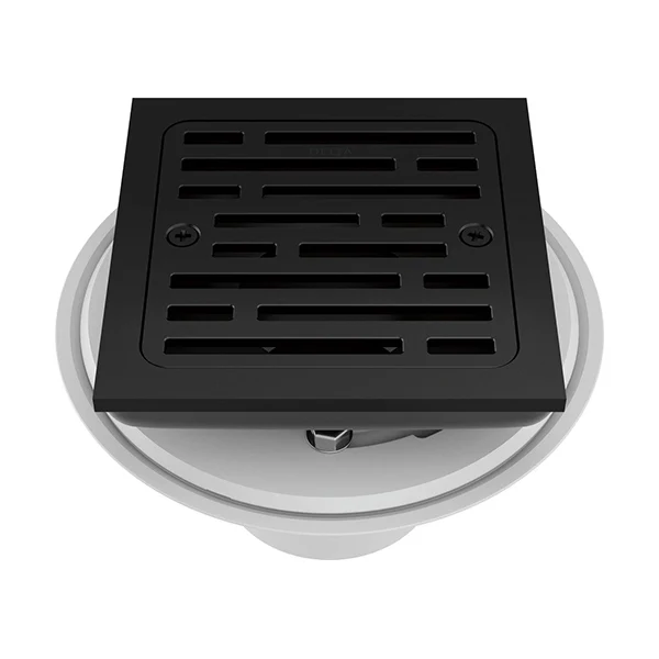 Decorative 4 in Square Tile-In Shower Drain - Image 7