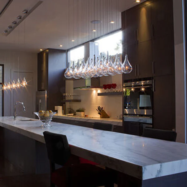 Larmes 24-Light Pendant, Polished Chrome - Image 2