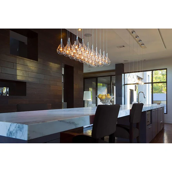 Larmes 24-Light LED Pendant, Polished Chrome - Image 3