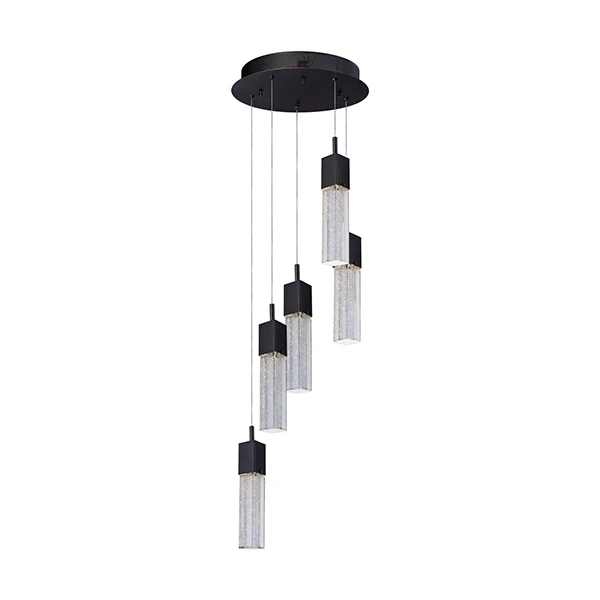 Fizz III 5-Light Pendant, Bronze