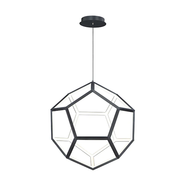 Penta 1-Light Pendant, Black