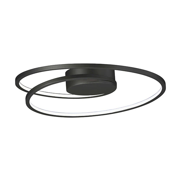 Nucleus LED 18 in Wall Sconce with Clear Glass Shade, Black/Natural Aged Brass