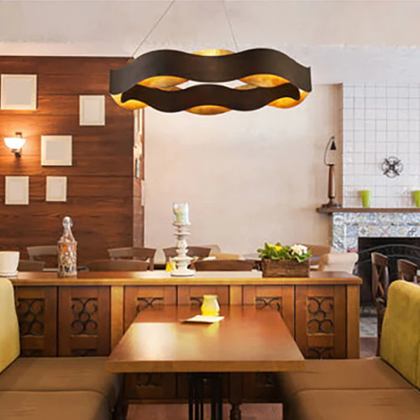 Vaughan Chandelier Ceiling-Light, Bronze Gold - Image 2