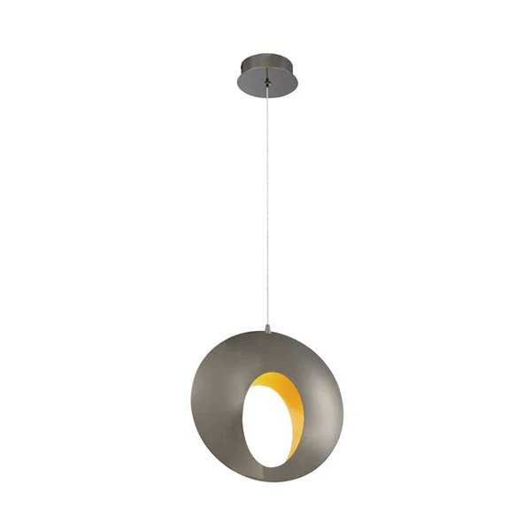 Arlington Integrated LED Pendant, Chrome Black