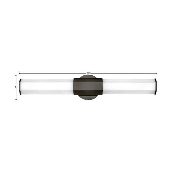 Stepridge 1-Light 24 in Bathroom Vanity Light, Brushed Nickel - Image 2
