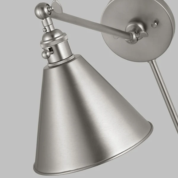 Salem 1-Light Wall Sconce with Metal Shade - Image 4