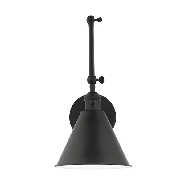 Salem 1-Light Wall Sconce with Metal Shade - Image 4