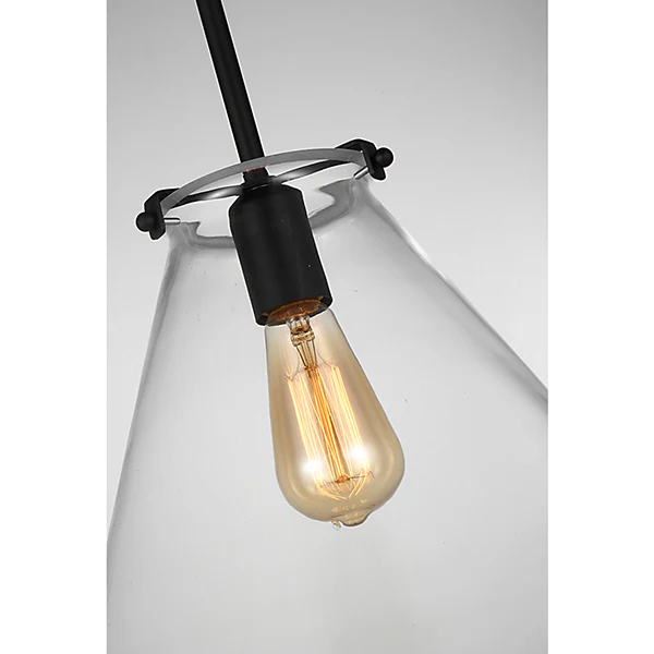 Kate Cone Pendant, Midnight Black - Image 2