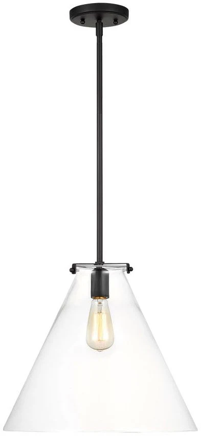 Kate Cone Pendant, Midnight Black - Image 3