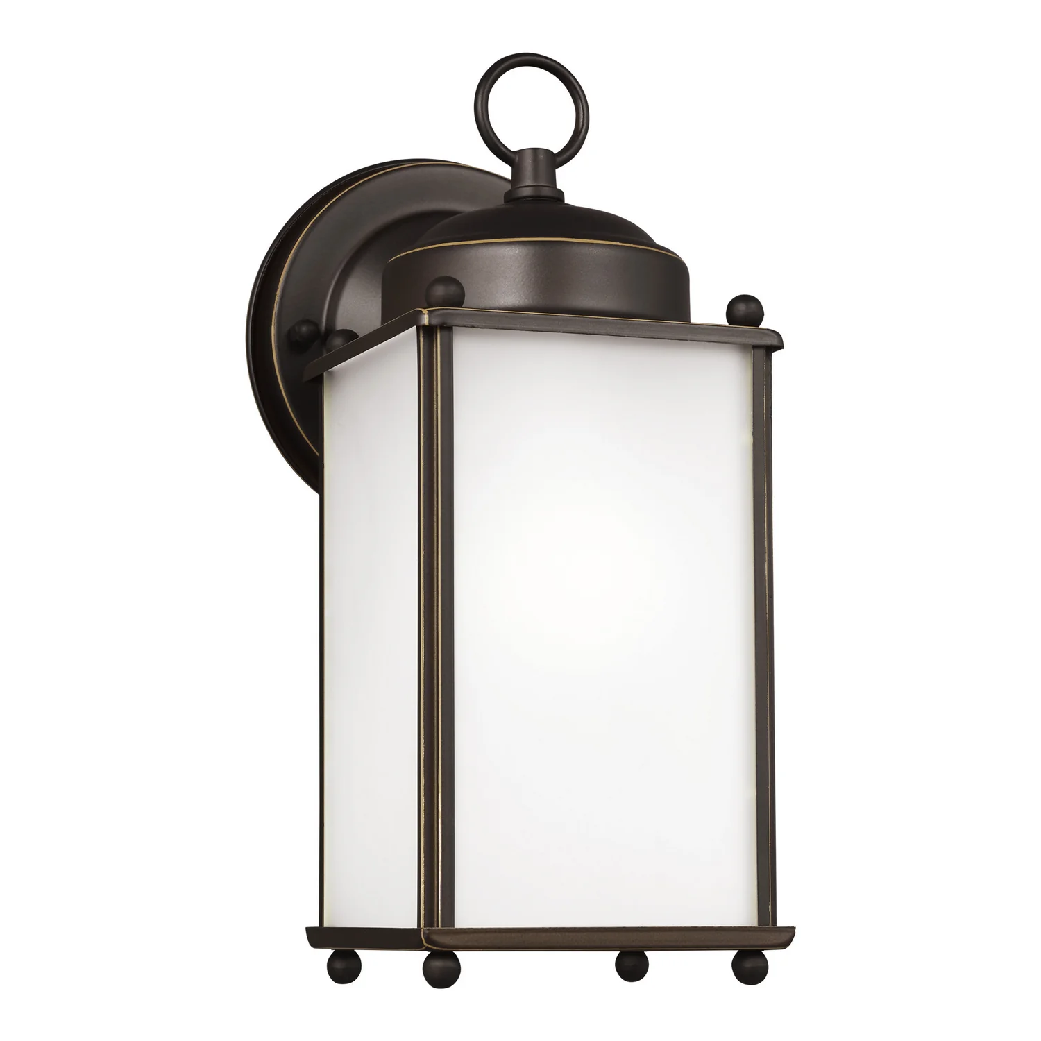 Large One Light Outdoor Wall Lantern, 8593001-71, Seagull, 10 in W x 15 in H - Image 3
