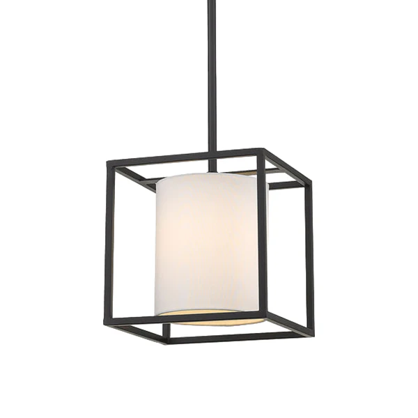 Manhattan 1-Light Pendant, Matt Black - Image 2