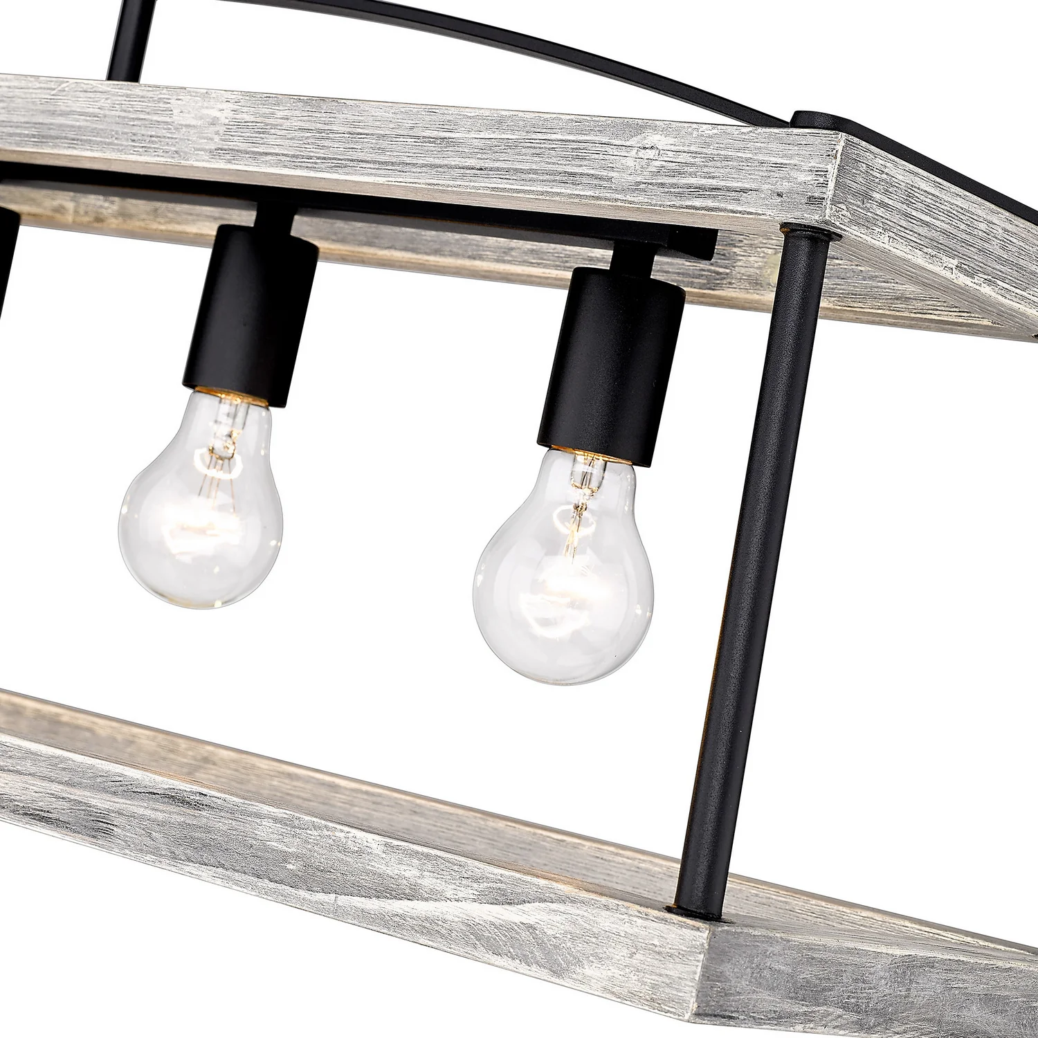 Teagan 5-Light 300 Watt Pendant Chandelier, Natural Black - Image 2