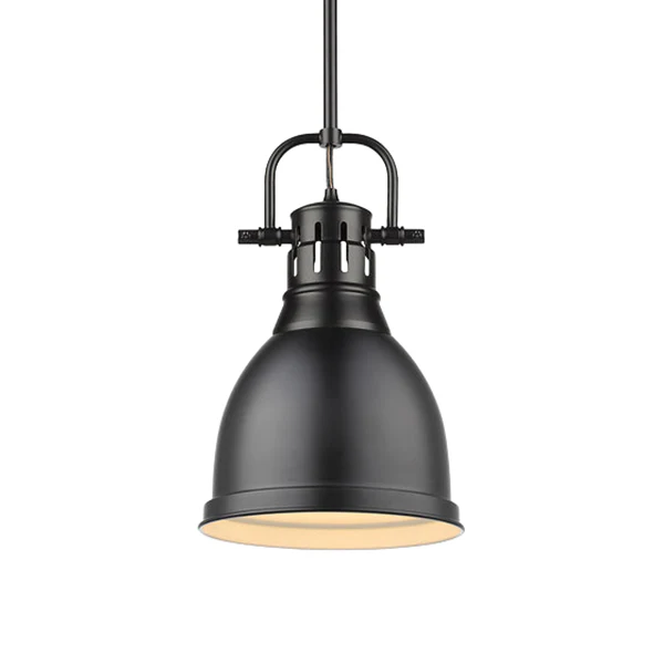 Duncan 1-Light Pendant, Black, Matte Black - Image 2