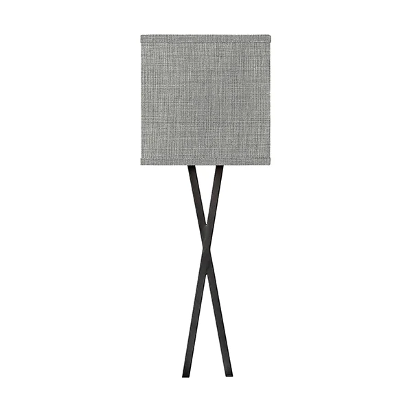 Axis 1-Light Wall Sconce, Heathered Gray