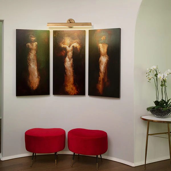 Arti 30 in Picture Light, Heritage Brass - Image 3