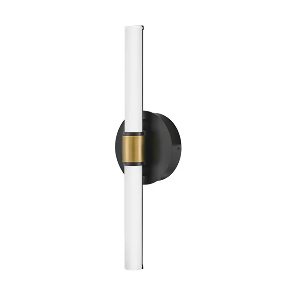 Kai Medium LED Bathroom Vanity Light, Black