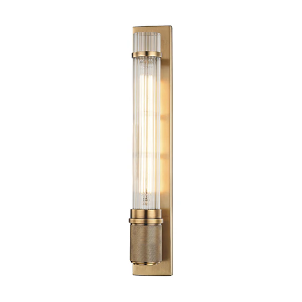 Shaw Wall Sconce, Aged Brass