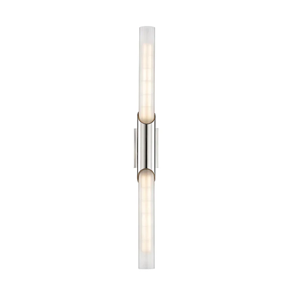 Pylon Wall Sconce, Polished Nickel