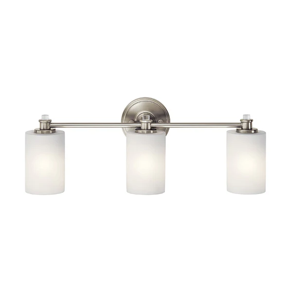Ponti 3-Light 14 in Bathroom Vanity Light, Matte Black/New Brass - Image 2