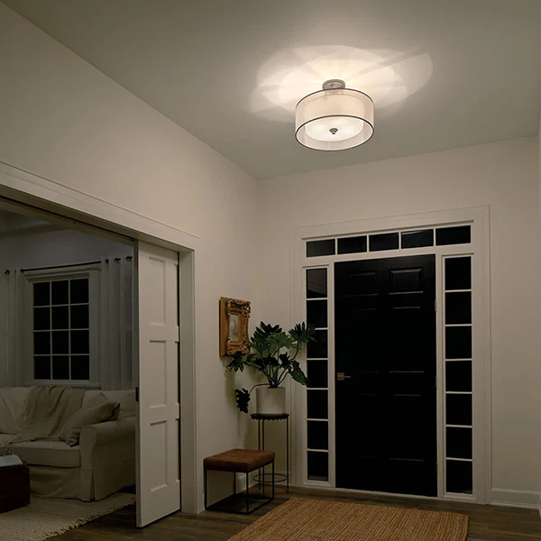 Lacey 4-Light Semi-Flush Mount Ceiling Light, Mission Bronze - Image 3